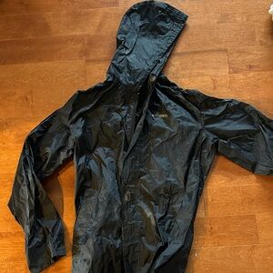 Vetements Charcoal Hooded Raincoat